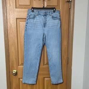 American Eagle Light Blue Stretch Denim Jeans Sz 10 Short